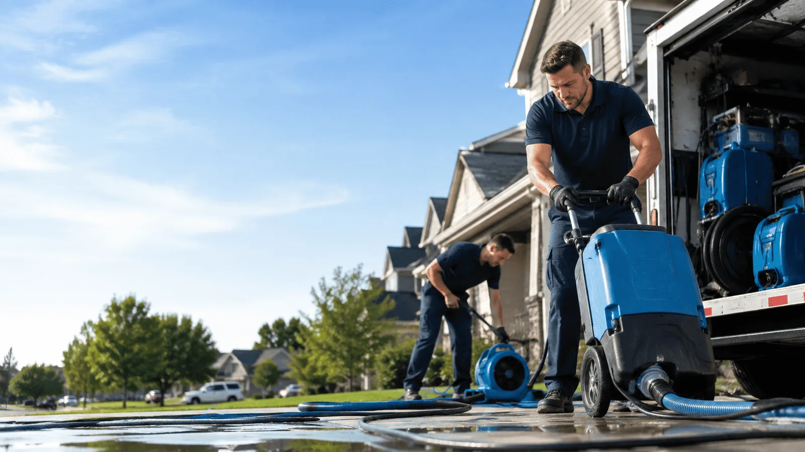Dehumidification being performed in Stottville, NY